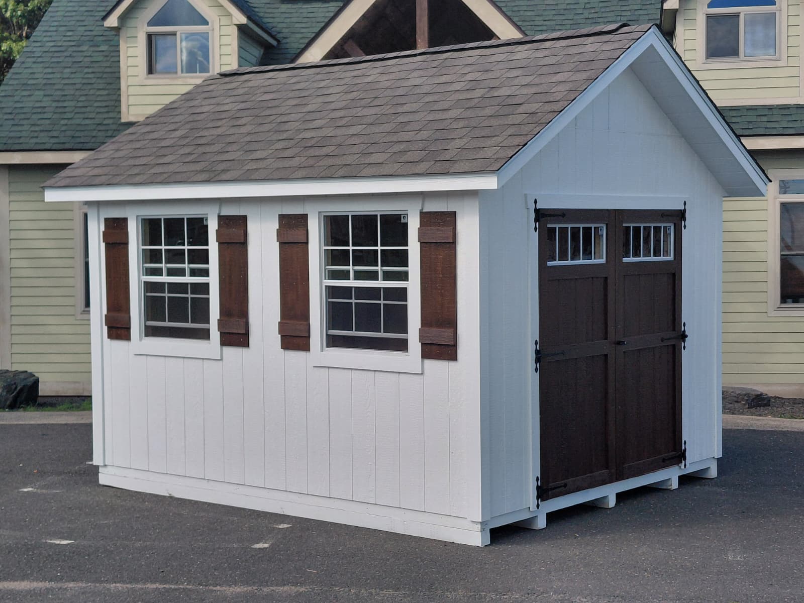 10' x 12' New England Cape T1-11 Shed