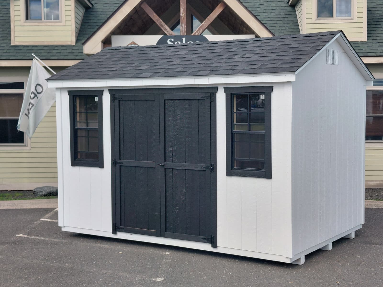 8' x 12' Econoline Cottage T1-11 Shed