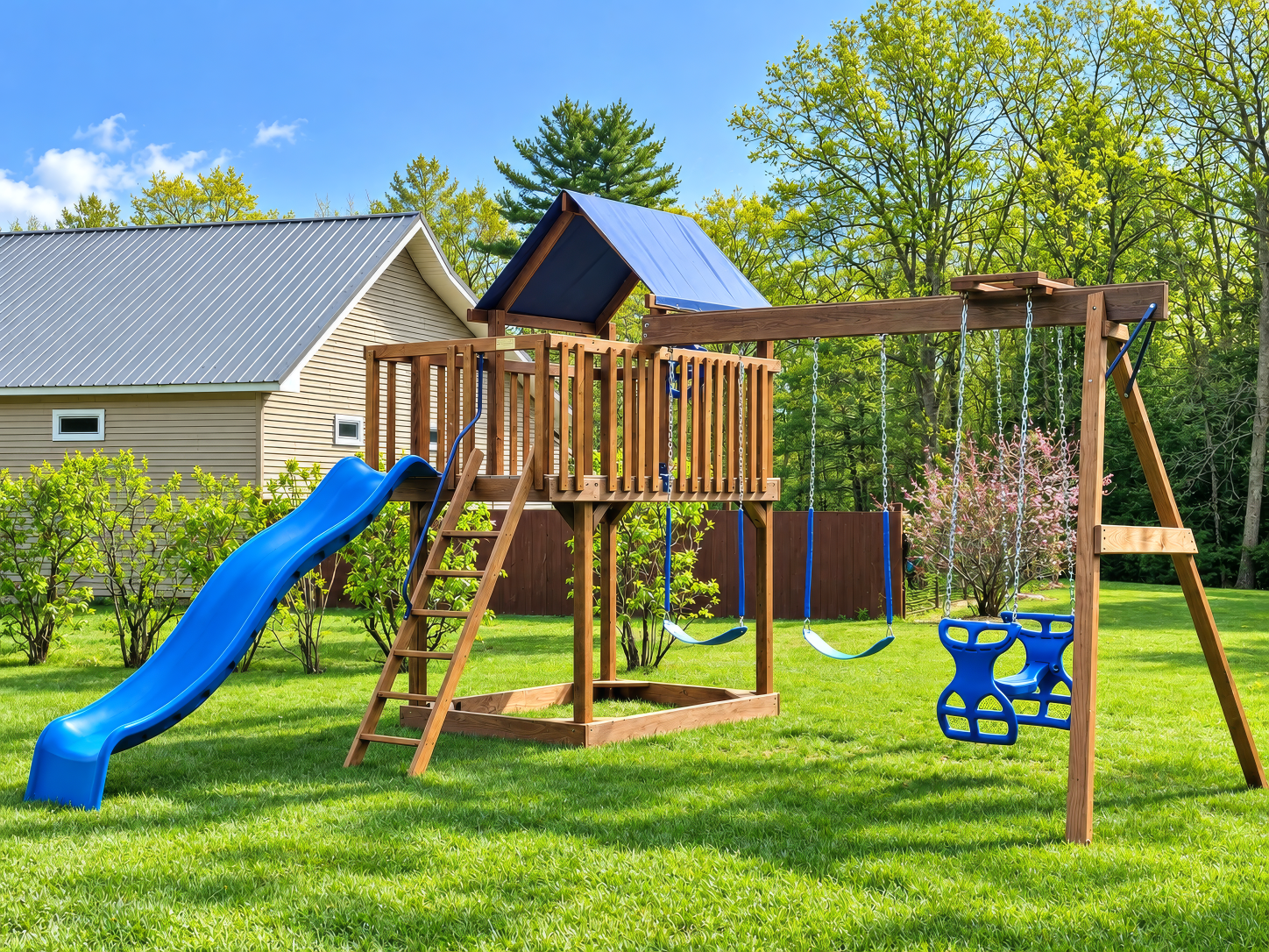 Jefferson 1 wood playset