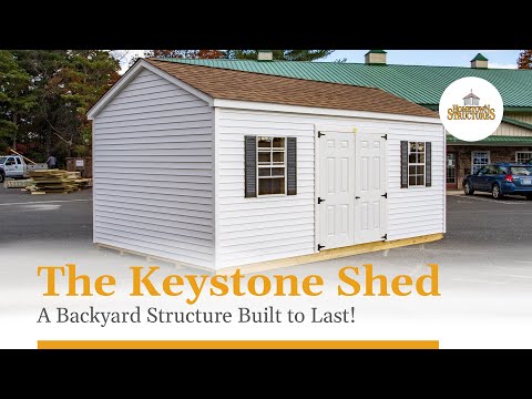 The Keystone Shed: Prefab Backyard Storage