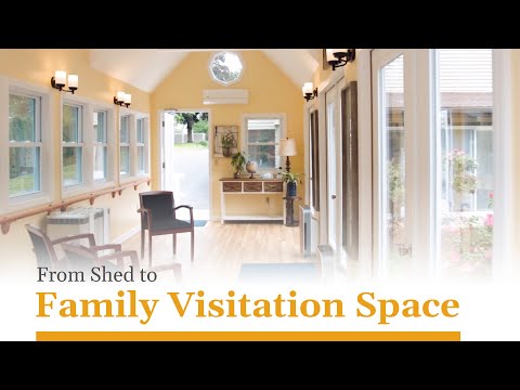 Assisted Living Portable Building: From Shed to Family Visitation Space