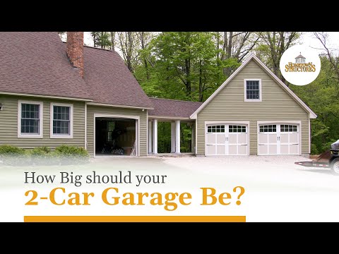 2 Car Garage Dimensions | Specs + Square Feet | Hometown Structures